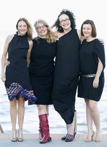 The Belloo team (left to right): Caroline Dunphy, Kathryn Kelly, Katherine Lyall-Watson and Danielle Shankey