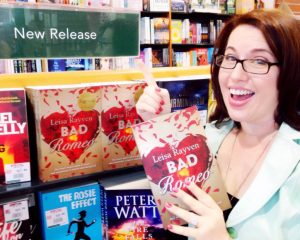 With her new release title, Bad Romeo on the bookshelves