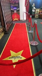 The red carpet!