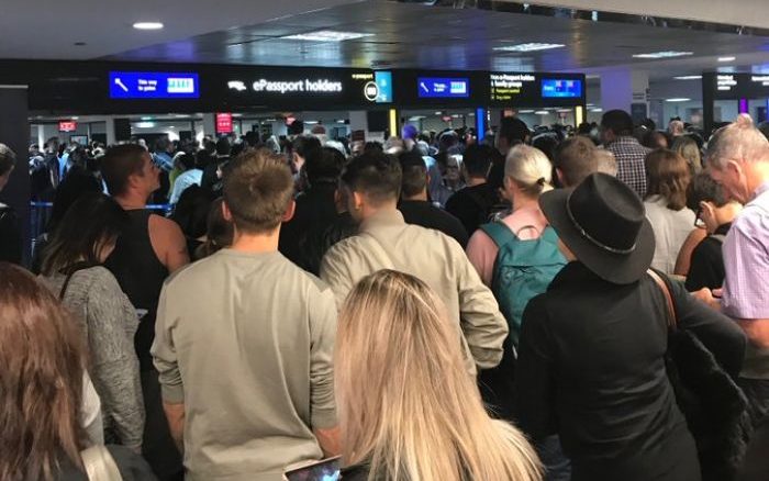 Delays in International Airport across Australia due to IT outage.