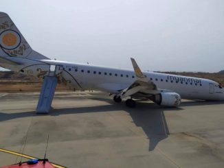 Myanmar National Airlines plane has made an emergency landing