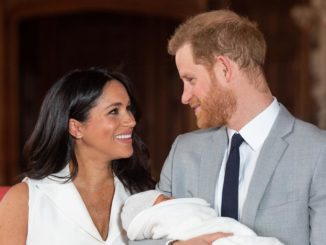Megan Markle and Prince Harry with son Archie